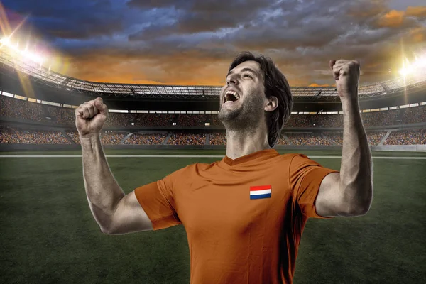 Dutchman soccer player — Stock Photo, Image