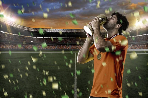 Dutchman soccer player — Stock Photo, Image