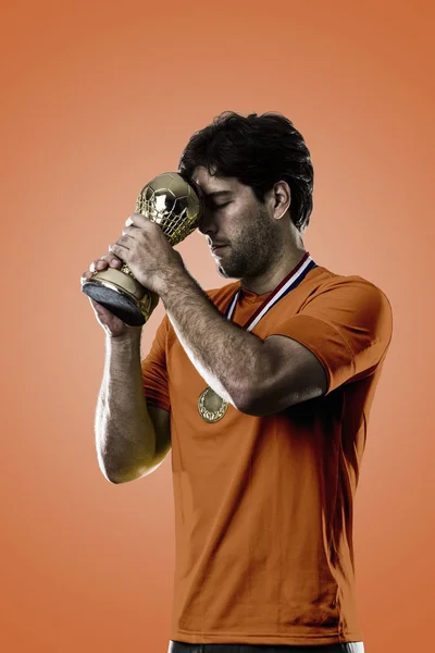 Jogador de futebol holandês — Fotografia de Stock