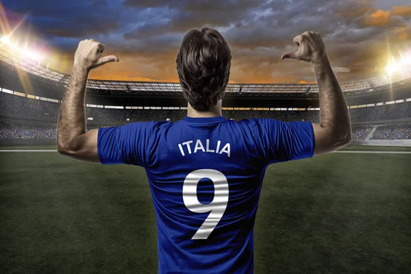 Italian soccer player — Stock Photo, Image