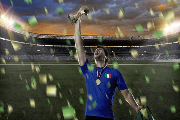 Włoski piłkarz — Zdjęcie stockowe
