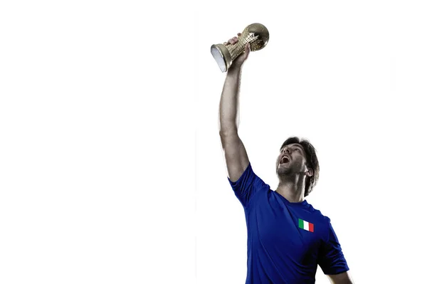 Італійський футболіст — стокове фото