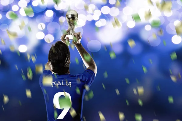 Italiensk fotbollspelare — Stockfoto
