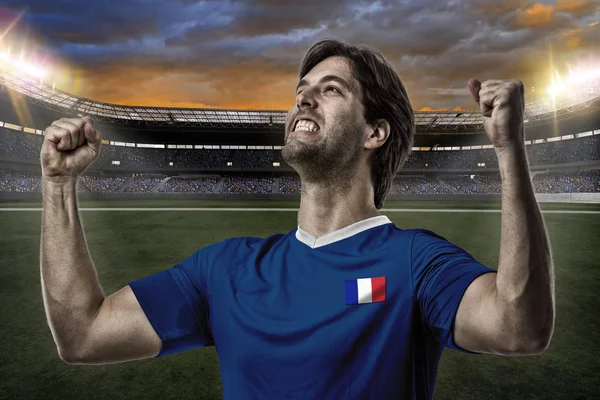 Französischer Fußballspieler — Stockfoto