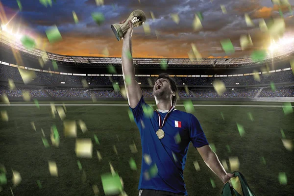 French soccer player — Stock Photo, Image