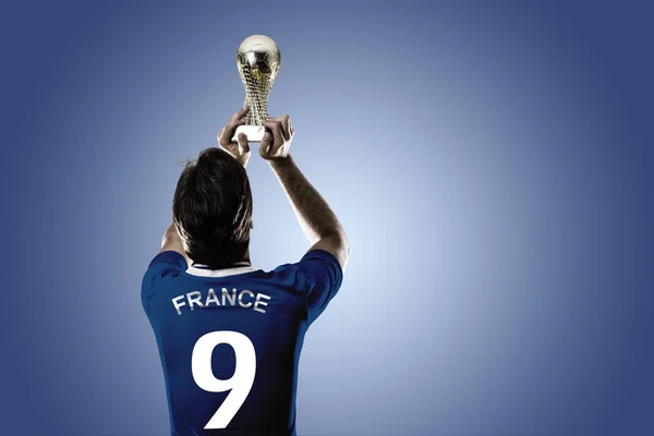 Französischer Fußballspieler — Stockfoto