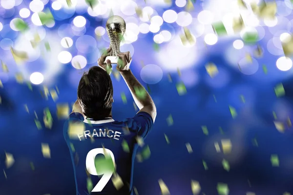 Jogador de futebol francês — Fotografia de Stock
