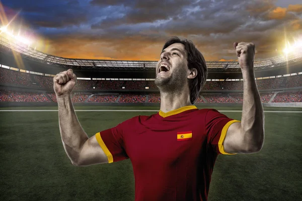 Spanish soccer player — Stock Photo, Image