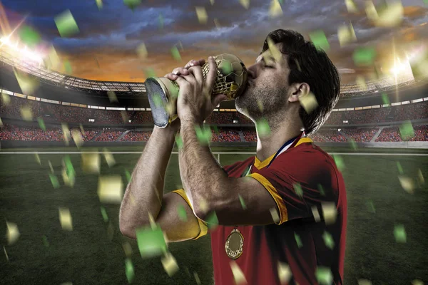 スペインのサッカーの選手 — ストック写真