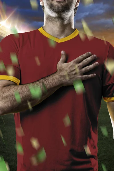 Spanish soccer player — Stock Photo, Image