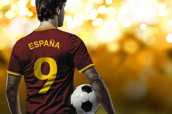 Jogador de futebol espanhol — Fotografia de Stock