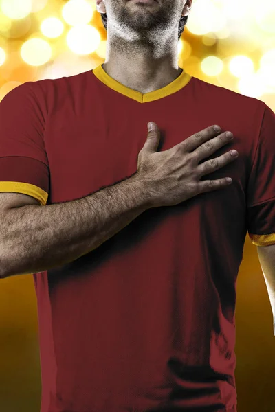 Іспанський футболіст — стокове фото