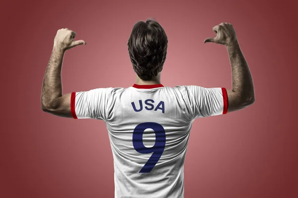 American soccer player — Stock Photo, Image