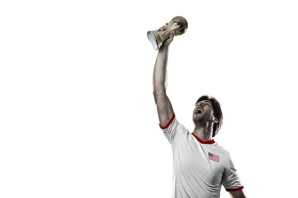 American soccer player — Stock Photo, Image