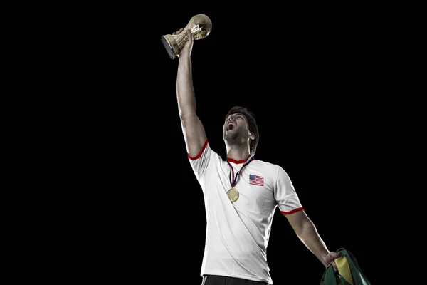 American soccer player — Stock Photo, Image