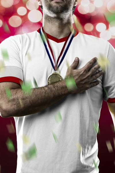 American soccer player — Stock Photo, Image