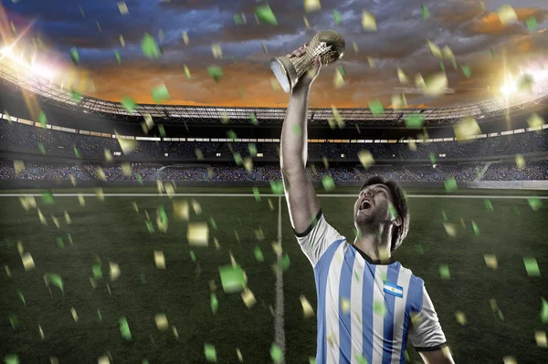 Argentinian soccer player — Stock Photo, Image