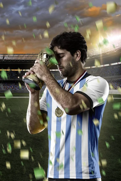 Argentinian soccer player — Stock Photo, Image