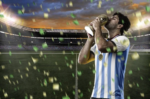 Argentinska fotbollsspelare. — Stockfoto