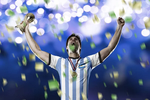 Giocatore di calcio argentino — Foto Stock