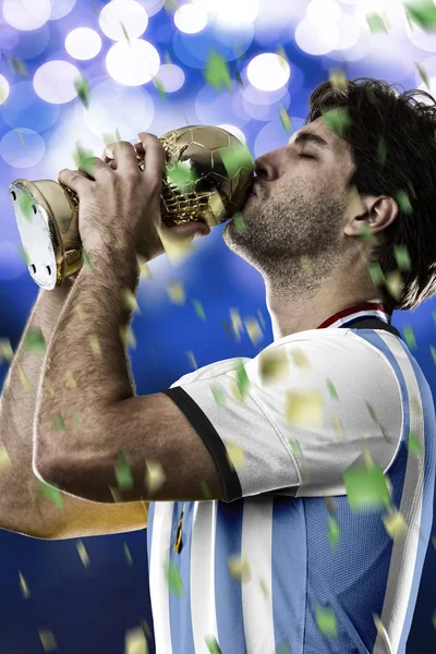 Argentinian soccer player — Stock Photo, Image