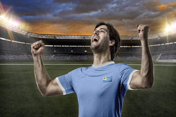 Футболист Уругвая — стоковое фото