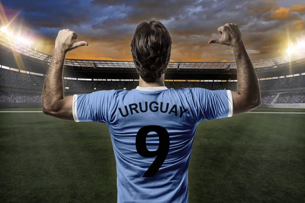 Jogador de futebol uruguaio — Fotografia de Stock
