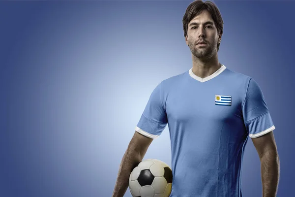 Jogador de futebol uruguaio — Fotografia de Stock