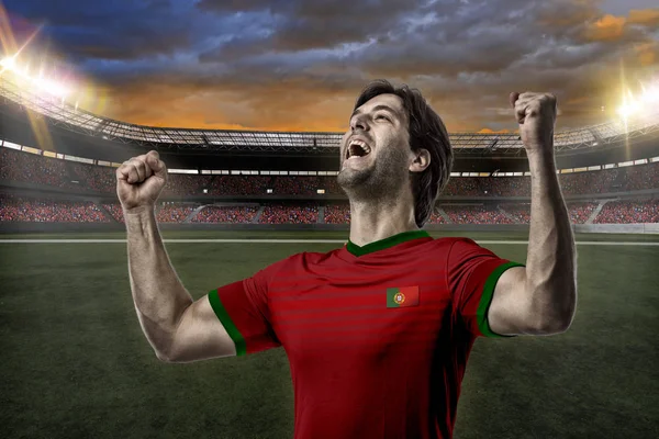 Portuguese soccer player — Stock Photo, Image