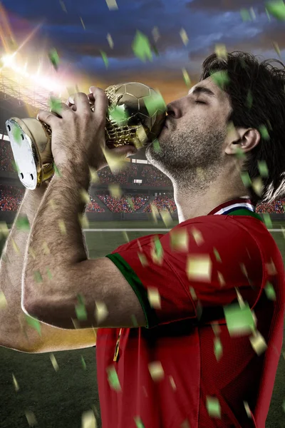 葡萄牙足球运动员 — 图库照片
