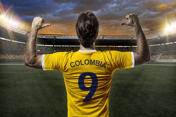 Joueur de football colombien — Photo