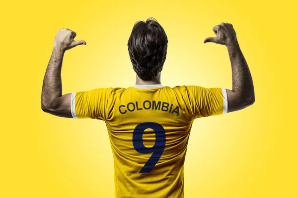 Kolumbijský fotbalista — Stock fotografie