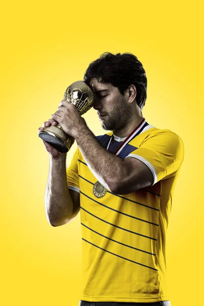 Kolombiyalı futbolcu — Stok fotoğraf