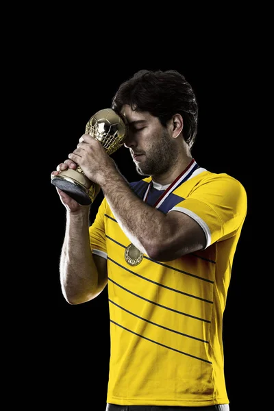 Kolumbian jalkapalloilija — kuvapankkivalokuva