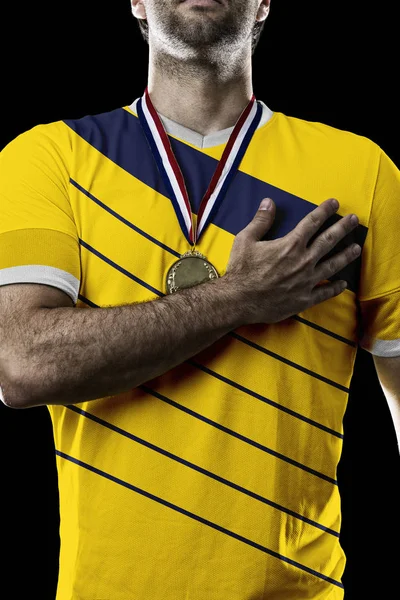 Kolumbianischer Fußballer — Stockfoto