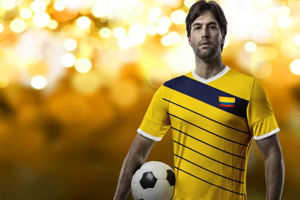 Joueur de football colombien — Photo