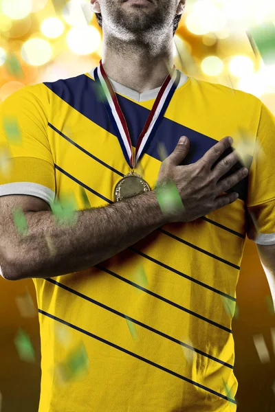 哥伦比亚足球运动员 — 图库照片