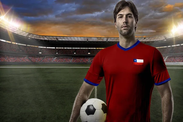Chilenischer Fußballspieler — Stockfoto