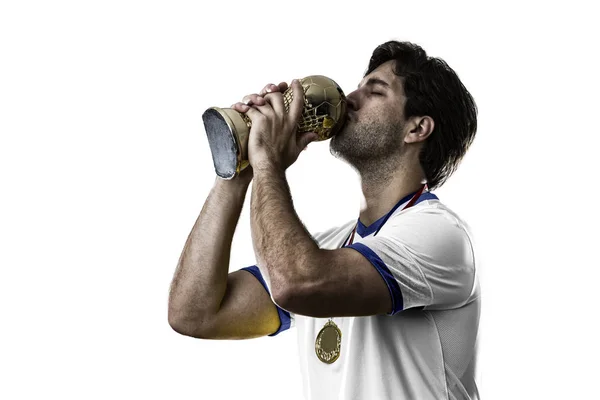 Greek soccer player — Stock Photo, Image