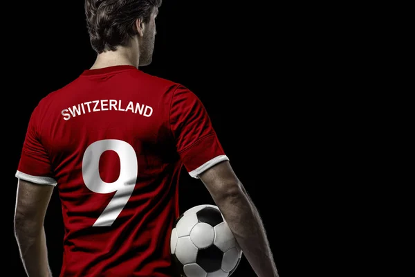 Schweizer Fußballspieler — Stockfoto