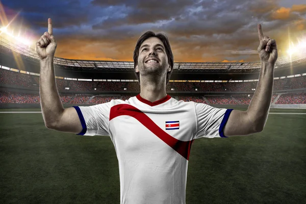 Коста-Риканский футболист — стоковое фото