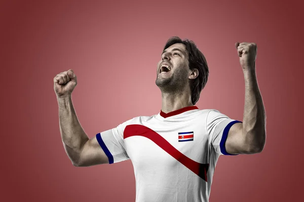 Fußballspieler aus Costa Rica — Stockfoto