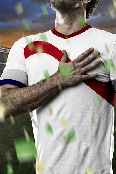 Коста Ріка футболіст — стокове фото