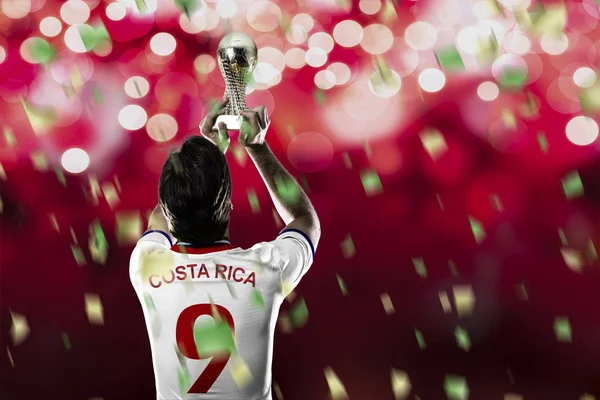 Costa rican-fotballspiller – stockfoto