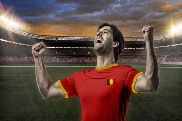 Belgijski piłkarz — Zdjęcie stockowe