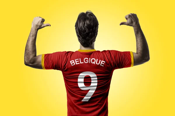 Futbolista belga — Foto de Stock