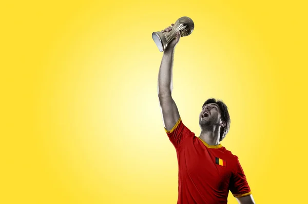 Футболист Бельгии — стоковое фото