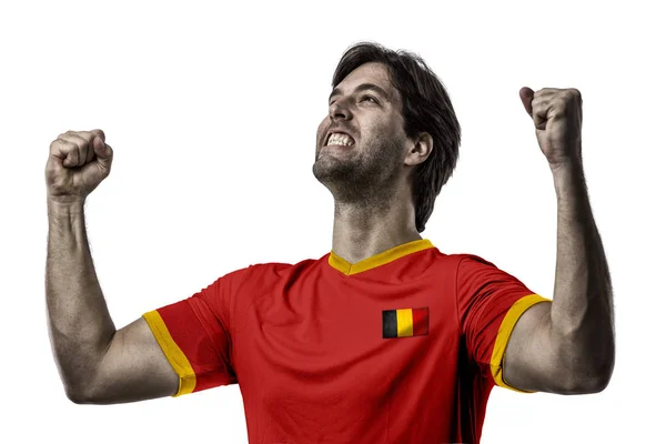 Pemain sepak bola belgian — Stok Foto