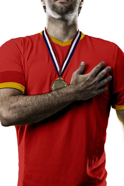 Belgischer Fußballer — Stockfoto