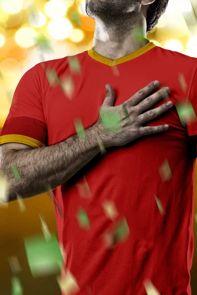 Belgian soccer player — Stock Photo, Image